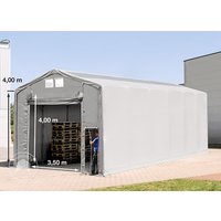 TOOLPORT 6x12m Zelthalle, PVC-Plane, grau, ohne Statik – (79924) TOOLPORT 6x12m Zelthalle, PVC-Plane, grau, ohne Statik – (79924)