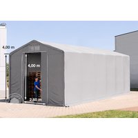 TOOLPORT 6x12m Zelthalle, PRIMEtex-Plane, grau, ohne Statik – (80000) TOOLPORT 6x12m Zelthalle, PRIMEtex-Plane, grau, ohne Statik – (80000)