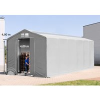 TOOLPORT 6x12m Zelthalle, PVC-Plane, grau, ohne Statik – (79925) TOOLPORT 6x12m Zelthalle, PVC-Plane, grau, ohne Statik – (79925)