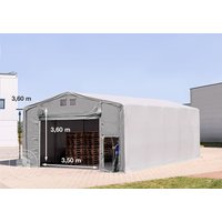 TOOLPORT 8x10m Zelthalle, PVC-Plane, grau, ohne Statik – (79939) TOOLPORT 8x10m Zelthalle, PVC-Plane, grau, ohne Statik – (79939)