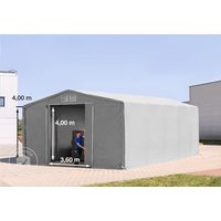 TOOLPORT 8x10m Zelthalle, PVC-Plane, grau, mit Statik (Betonuntergrund) – (94175) TOOLPORT 8x10m Zelthalle, PVC-Plane, grau, mit Statik (Betonuntergrund) – (94175)