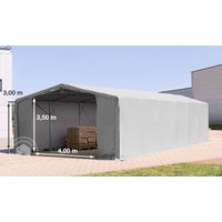 TOOLPORT 8x12m Zelthalle, PRIMEtex-Plane, grau, ohne Statik – (80004) TOOLPORT 8x12m Zelthalle, PRIMEtex-Plane, grau, ohne Statik – (80004)