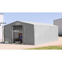 TOOLPORT 8x12m Zelthalle, PRIMEtex-Plane, grau, ohne Statik – (80021) TOOLPORT 8x12m Zelthalle, PRIMEtex-Plane, grau, ohne Statik – (80021)