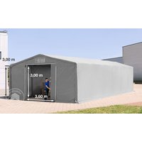 TOOLPORT 8x16m Zelthalle, PVC-Plane, grau, mit Statik (Erduntergrund) – (94311) TOOLPORT 8x16m Zelthalle, PVC-Plane, grau, mit Statik (Erduntergrund) – (94311)