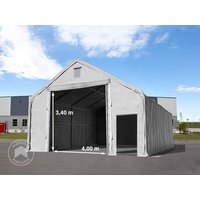 TOOLPORT 8x20m Zelthalle, PRIMEtex-Plane, grau, mit Statik (Betonuntergrund) – (48858) TOOLPORT 8x20m Zelthalle, PRIMEtex-Plane, grau, mit Statik (Betonuntergrund) – (48858)