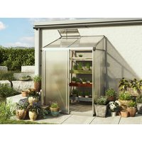 GFP 151 x 147 cm Anlehngewächshaus, Aluminium Natur – (GFPV00284) GFP 151 x 147 cm Anlehngewächshaus, Aluminium Natur – (GFPV00284)