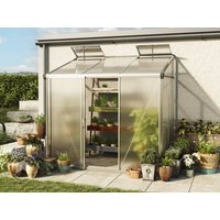 GFP 222 x 147 cm Anlehngewächshaus, Aluminium Natur – (GFPV00285) GFP 222 x 147 cm Anlehngewächshaus, Aluminium Natur – (GFPV00285)