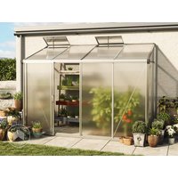 GFP 294 x 147 cm Anlehngewächshaus, Aluminium Natur – (GFPV00286) GFP 294 x 147 cm Anlehngewächshaus, Aluminium Natur – (GFPV00286)