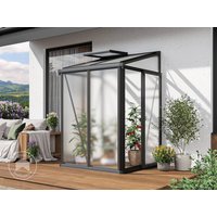 GFP 137 x 132 cm Anlehngewächshaus, pulverbeschichtet, Anthrazit RAL 7016 – (GFPV00751) GFP 137 x 132 cm Anlehngewächshaus, pulverbeschichtet, Anthrazit RAL 7016 – (GFPV00751)