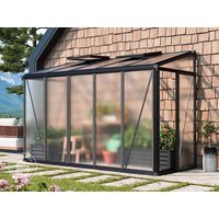 GFP 324 x 132 cm Anlehngewächshaus, pulverbeschichtet, Anthrazit RAL 7016 – (GFPV00754) GFP 324 x 132 cm Anlehngewächshaus, pulverbeschichtet, Anthrazit RAL 7016 – (GFPV00754)