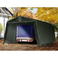 TOOLPORT 3,3×6,2m Zeltgarage, PE-Plane, dunkelgrün – (8055) TOOLPORT 3,3×6,2m Zeltgarage, PE-Plane, dunkelgrün – (8055)