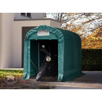 TOOLPORT 1,6×2,4m Zeltgarage, PVC-Plane, dunkelgrün, ohne Statik – (77833) TOOLPORT 1,6×2,4m Zeltgarage, PVC-Plane, dunkelgrün, ohne Statik – (77833)