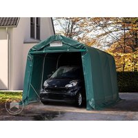 TOOLPORT 2,4×3,6m Zeltgarage, PVC-Plane, dunkelgrün, ohne Statik – (77835) TOOLPORT 2,4×3,6m Zeltgarage, PVC-Plane, dunkelgrün, ohne Statik – (77835)