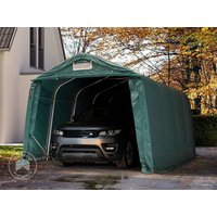 TOOLPORT 3,3×4,8m Zeltgarage, PRIMEtex-Plane, dunkelgrün, mit Statik (Erduntergrund) – (49678) TOOLPORT 3,3×4,8m Zeltgarage, PRIMEtex-Plane, dunkelgrün, mit Statik (Erduntergrund) – (49678)