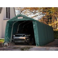 TOOLPORT 3,3×8,4m Zeltgarage, PVC-Plane, dunkelgrün, mit Statik (Betonuntergrund) – (49685) TOOLPORT 3,3×8,4m Zeltgarage, PVC-Plane, dunkelgrün, mit Statik (Betonuntergrund) – (49685)