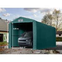 TOOLPORT 4x8m Zeltgarage, PRIMEtex-Plane, dunkelgrün, ohne Statik – (99478) TOOLPORT 4x8m Zeltgarage, PRIMEtex-Plane, dunkelgrün, ohne Statik – (99478)