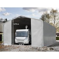 TOOLPORT 8x36m Zeltgarage, PRIMEtex-Plane, grau, ohne Statik – (99511) TOOLPORT 8x36m Zeltgarage, PRIMEtex-Plane, grau, ohne Statik – (99511)