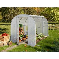 TOOLPORT 2x3m Foliengewächshaus, PE-Plane, weiß – (8995) TOOLPORT 2x3m Foliengewächshaus, PE-Plane, weiß – (8995)