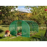 TOOLPORT 3x4m Foliengewächshaus, PE-Plane, grün – (8989) TOOLPORT 3x4m Foliengewächshaus, PE-Plane, grün – (8989)