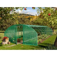 TOOLPORT 4x10m Foliengewächshaus, PE-Plane, grün – (8994) TOOLPORT 4x10m Foliengewächshaus, PE-Plane, grün – (8994)