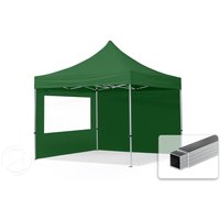 TOOLPORT 3x3m Aluminium Faltpavillon, inkl. 2 Seitenteile, dunkelgrün – (59007) TOOLPORT 3x3m Aluminium Faltpavillon, inkl. 2 Seitenteile, dunkelgrün – (59007)