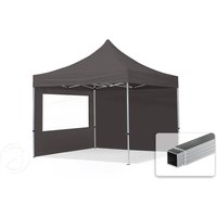 TOOLPORT 3x3m Aluminium Faltpavillon, inkl. 2 Seitenteile, dunkelgrau – (59005) TOOLPORT 3x3m Aluminium Faltpavillon, inkl. 2 Seitenteile, dunkelgrau – (59005)
