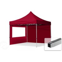 TOOLPORT 3x3m Aluminium Faltpavillon, inkl. 2 Seitenteile, rot – (59013) TOOLPORT 3x3m Aluminium Faltpavillon, inkl. 2 Seitenteile, rot – (59013)