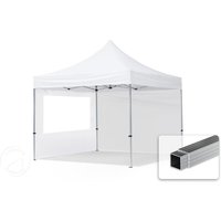 TOOLPORT 3x3m Aluminium Faltpavillon, inkl. 2 Seitenteile, weiß – (59017) TOOLPORT 3x3m Aluminium Faltpavillon, inkl. 2 Seitenteile, weiß – (59017)