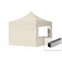 TOOLPORT 3x3m Aluminium Faltpavillon, inkl. 4 Seitenteile, creme – (59004) TOOLPORT 3x3m Aluminium Faltpavillon, inkl. 4 Seitenteile, creme – (59004)