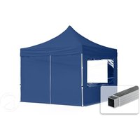 TOOLPORT 3x3m Aluminium Faltpavillon, inkl. 4 Seitenteile, dunkelblau – (59001) TOOLPORT 3x3m Aluminium Faltpavillon, inkl. 4 Seitenteile, dunkelblau – (59001)