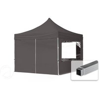 TOOLPORT 3x3m Aluminium Faltpavillon, inkl. 4 Seitenteile, dunkelgrau – (59006) TOOLPORT 3x3m Aluminium Faltpavillon, inkl. 4 Seitenteile, dunkelgrau – (59006)