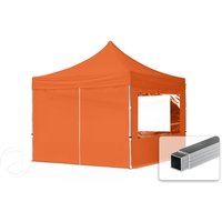 TOOLPORT 3x3m Aluminium Faltpavillon, inkl. 4 Seitenteile, orange – (59012) TOOLPORT 3x3m Aluminium Faltpavillon, inkl. 4 Seitenteile, orange – (59012)