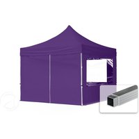 TOOLPORT 3x3m Aluminium Faltpavillon, inkl. 4 Seitenteile, lila – (59010) TOOLPORT 3x3m Aluminium Faltpavillon, inkl. 4 Seitenteile, lila – (59010)