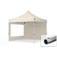 TOOLPORT 3x3m Aluminium Faltpavillon, inkl. 2 Seitenteile, creme – (600157) TOOLPORT 3x3m Aluminium Faltpavillon, inkl. 2 Seitenteile, creme – (600157)