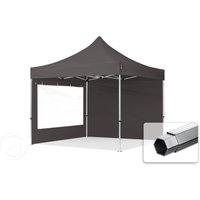 TOOLPORT 3x3m Aluminium Faltpavillon, inkl. 2 Seitenteile, dunkelgrau – (600167) TOOLPORT 3x3m Aluminium Faltpavillon, inkl. 2 Seitenteile, dunkelgrau – (600167)