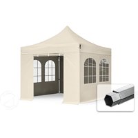 TOOLPORT 3x3m Aluminium Faltpavillon, inkl. 4 Seitenteile, creme – (600141) TOOLPORT 3x3m Aluminium Faltpavillon, inkl. 4 Seitenteile, creme – (600141)