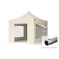 TOOLPORT 3x3m Aluminium Faltpavillon, inkl. 4 Seitenteile, creme – (600144) TOOLPORT 3x3m Aluminium Faltpavillon, inkl. 4 Seitenteile, creme – (600144)