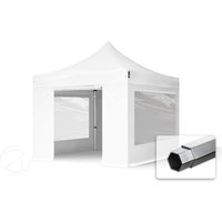 TOOLPORT 3x3m Aluminium Faltpavillon, inkl. 4 Seitenteile, weiß – (600147) TOOLPORT 3x3m Aluminium Faltpavillon, inkl. 4 Seitenteile, weiß – (600147)