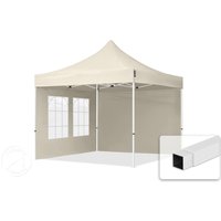 TOOLPORT 3x3m Stahl Faltpavillon, inkl. 2 Seitenteile, creme – (59035) TOOLPORT 3x3m Stahl Faltpavillon, inkl. 2 Seitenteile, creme – (59035)