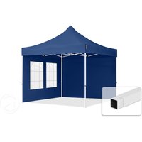 TOOLPORT 3x3m Stahl Faltpavillon, inkl. 2 Seitenteile, dunkelblau – (59036) TOOLPORT 3x3m Stahl Faltpavillon, inkl. 2 Seitenteile, dunkelblau – (59036)