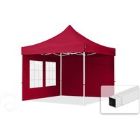 TOOLPORT 3x3m Stahl Faltpavillon, inkl. 2 Seitenteile, rot – (59039) TOOLPORT 3x3m Stahl Faltpavillon, inkl. 2 Seitenteile, rot – (59039)