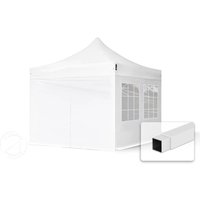 TOOLPORT 3x3m Stahl Faltpavillon, inkl. 4 Seitenteile, weiß – (581829) TOOLPORT 3x3m Stahl Faltpavillon, inkl. 4 Seitenteile, weiß – (581829)