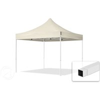 TOOLPORT 3x3m Stahl Faltpavillon, ohne Seitenteile, creme – (581826) TOOLPORT 3x3m Stahl Faltpavillon, ohne Seitenteile, creme – (581826)