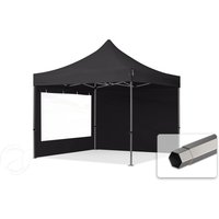 TOOLPORT 3x3m Stahl Faltpavillon, inkl. 2 Seitenteile, schwarz – (600002) TOOLPORT 3x3m Stahl Faltpavillon, inkl. 2 Seitenteile, schwarz – (600002)