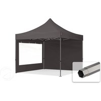 TOOLPORT 3x3m Stahl Faltpavillon, inkl. 2 Seitenteile, dunkelgrau – (600023) TOOLPORT 3x3m Stahl Faltpavillon, inkl. 2 Seitenteile, dunkelgrau – (600023)