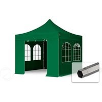 TOOLPORT 3x3m Stahl Faltpavillon, inkl. 4 Seitenteile, dunkelgrün – (600019) TOOLPORT 3x3m Stahl Faltpavillon, inkl. 4 Seitenteile, dunkelgrün – (600019)