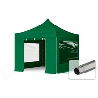 TOOLPORT 3x3m Stahl Faltpavillon, inkl. 4 Seitenteile, dunkelgrün – (600020) TOOLPORT 3x3m Stahl Faltpavillon, inkl. 4 Seitenteile, dunkelgrün – (600020)