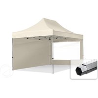 TOOLPORT 3×4,5m Aluminium Faltpavillon, inkl. 2 Seitenteile, creme – (600208) TOOLPORT 3×4,5m Aluminium Faltpavillon, inkl. 2 Seitenteile, creme – (600208)