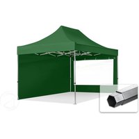 TOOLPORT 3×4,5m Aluminium Faltpavillon, inkl. 2 Seitenteile, dunkelgrün – (600211) TOOLPORT 3×4,5m Aluminium Faltpavillon, inkl. 2 Seitenteile, dunkelgrün – (600211)