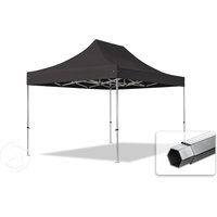 TOOLPORT 3×4,5m Aluminium Faltpavillon, ohne Seitenteile, schwarz – (600198) TOOLPORT 3×4,5m Aluminium Faltpavillon, ohne Seitenteile, schwarz – (600198)